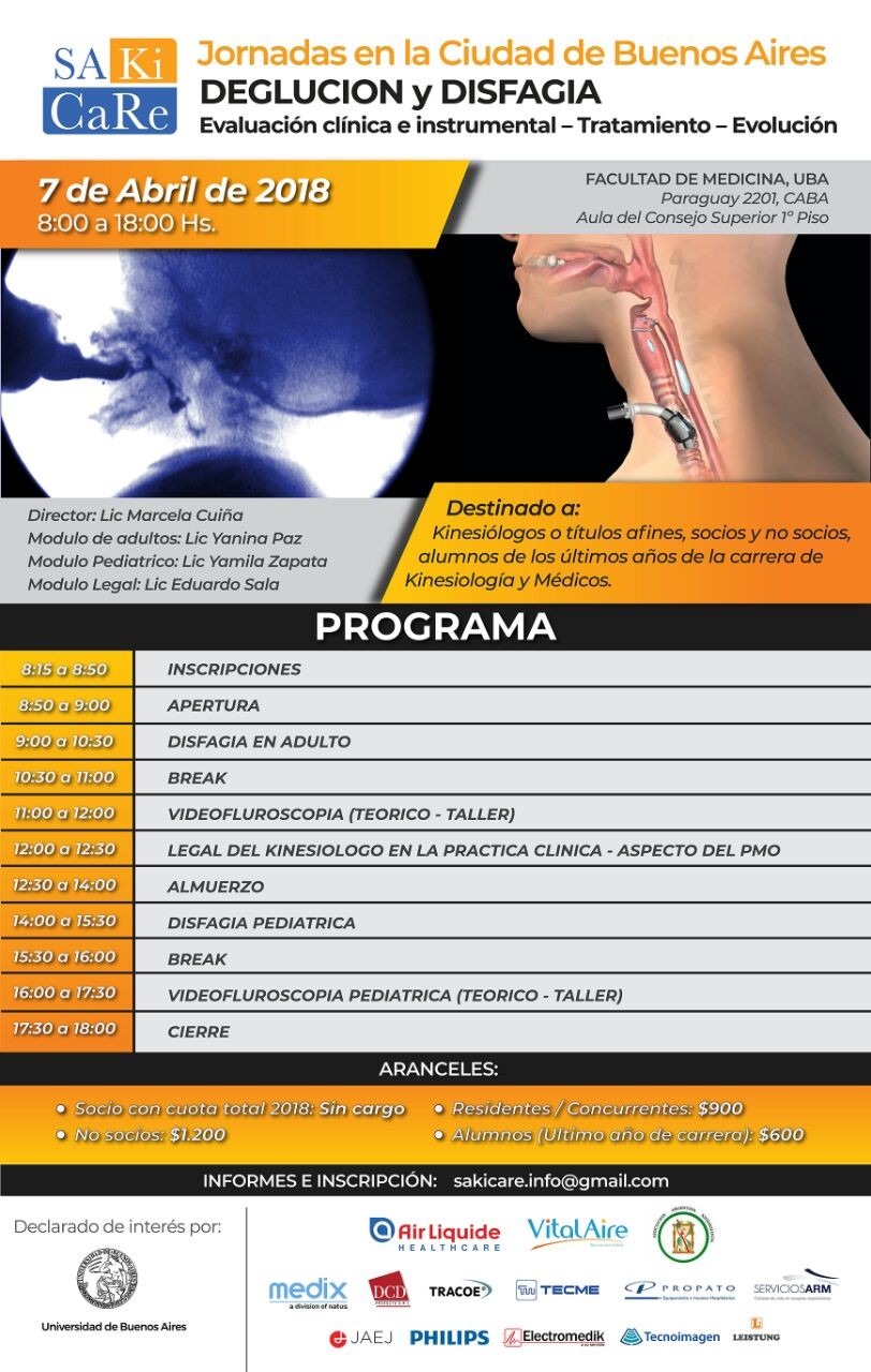 SAKICARE - Jornadas- Deglucin y Disfagia